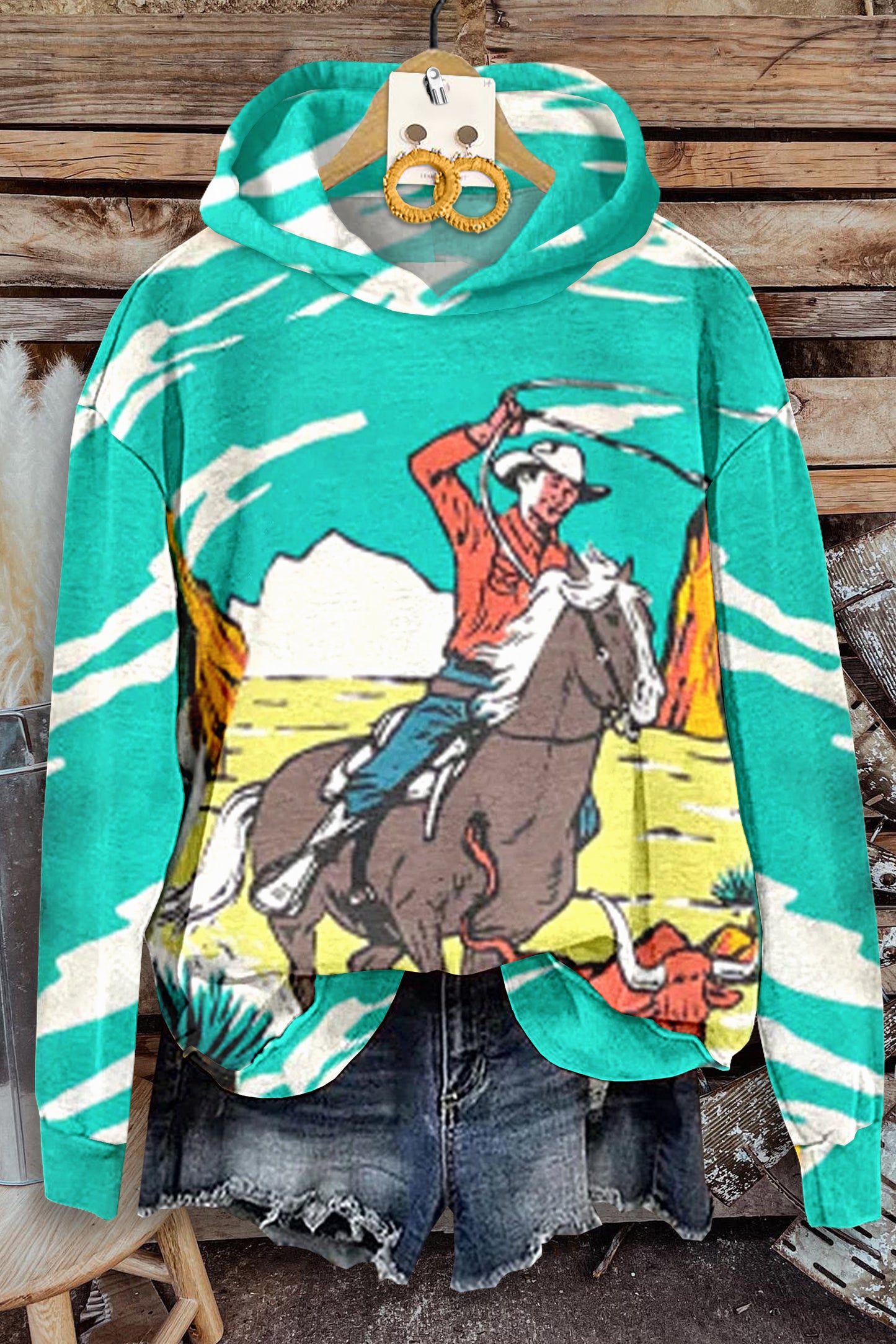 Retro Rope Rider Hoodie