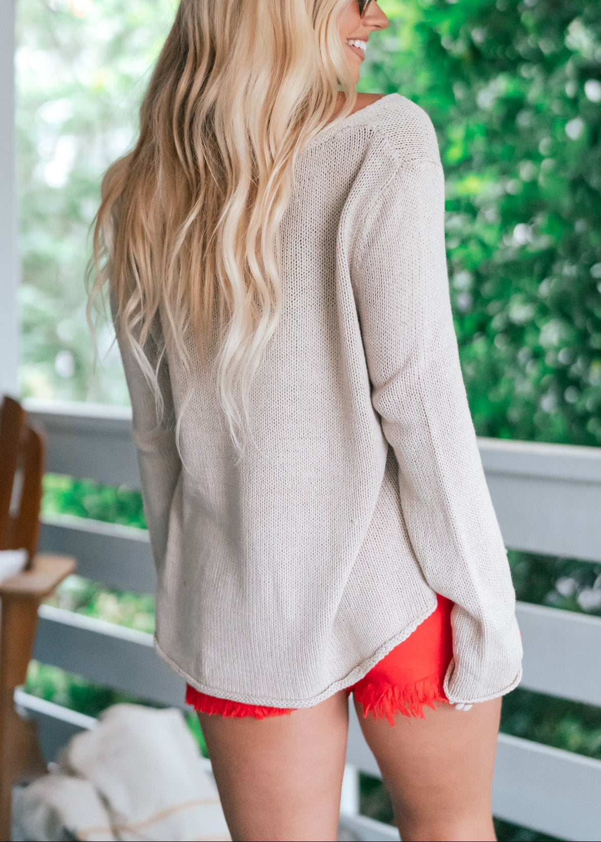 Kennedy Flag Sweater (Beige)