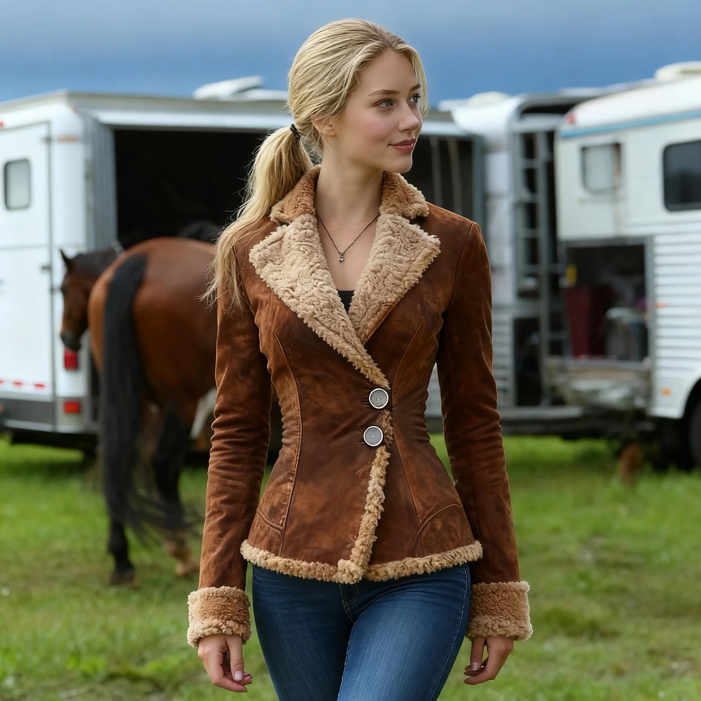 Women's Vintage Lapel Jacket Tops