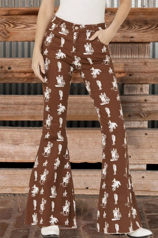 Rodeo Western Flare Pants