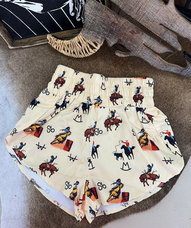 Women's Western Print Comfort Shorts/Pajama Pants/Lounge Pants