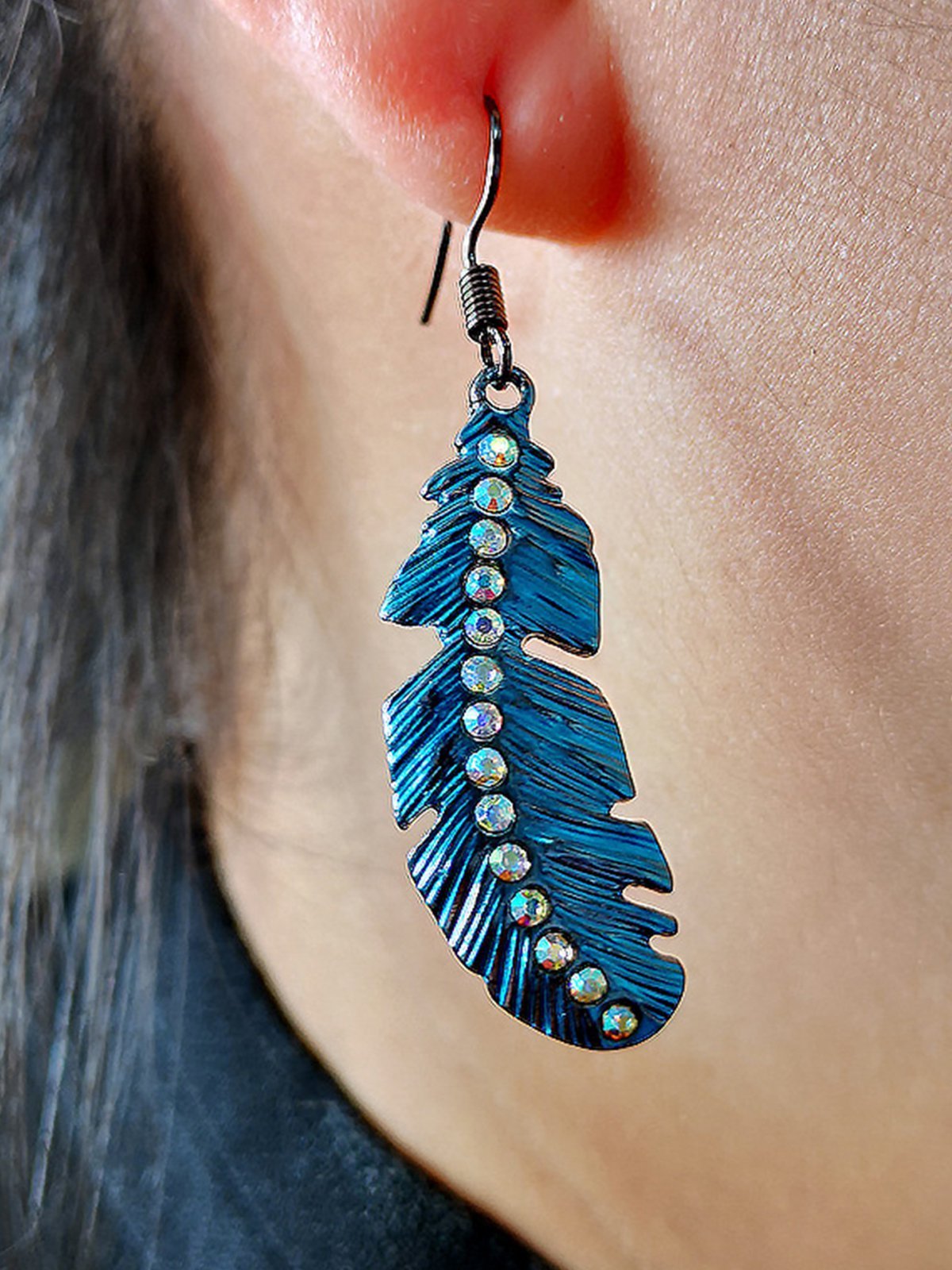 Vintage Feather Earrings