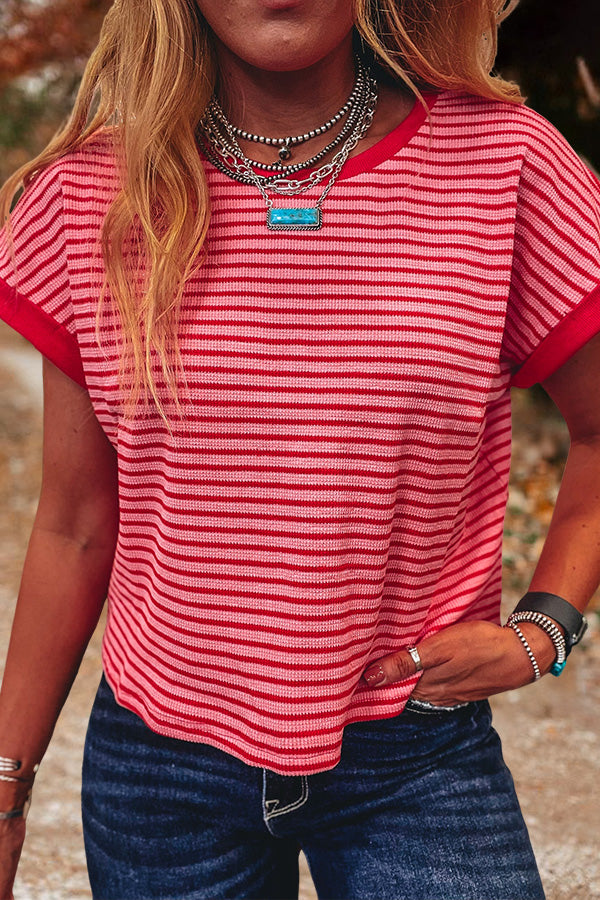 Striped Knit Top