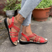 Studded Hollow Roman Sandals