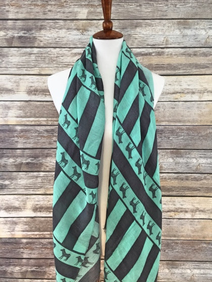 Western Horse Print Scarf