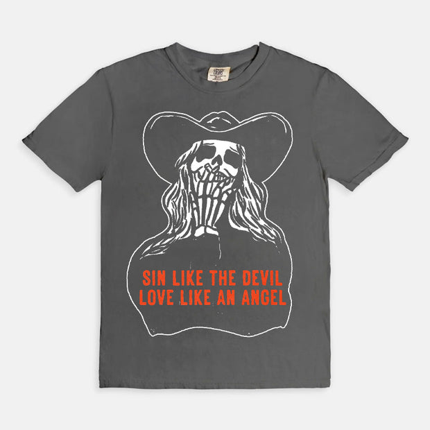 Sin Like The Devil Love Like An Angel T-Shirt