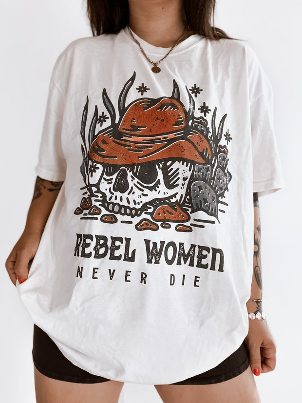 Vintage Rebel Women Never Die