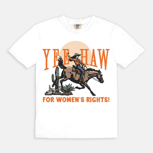 Vintage  Yeehaw For Women's Rights Cowgirl T-Shirt