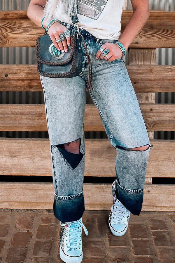 Casual Distressed Jeans