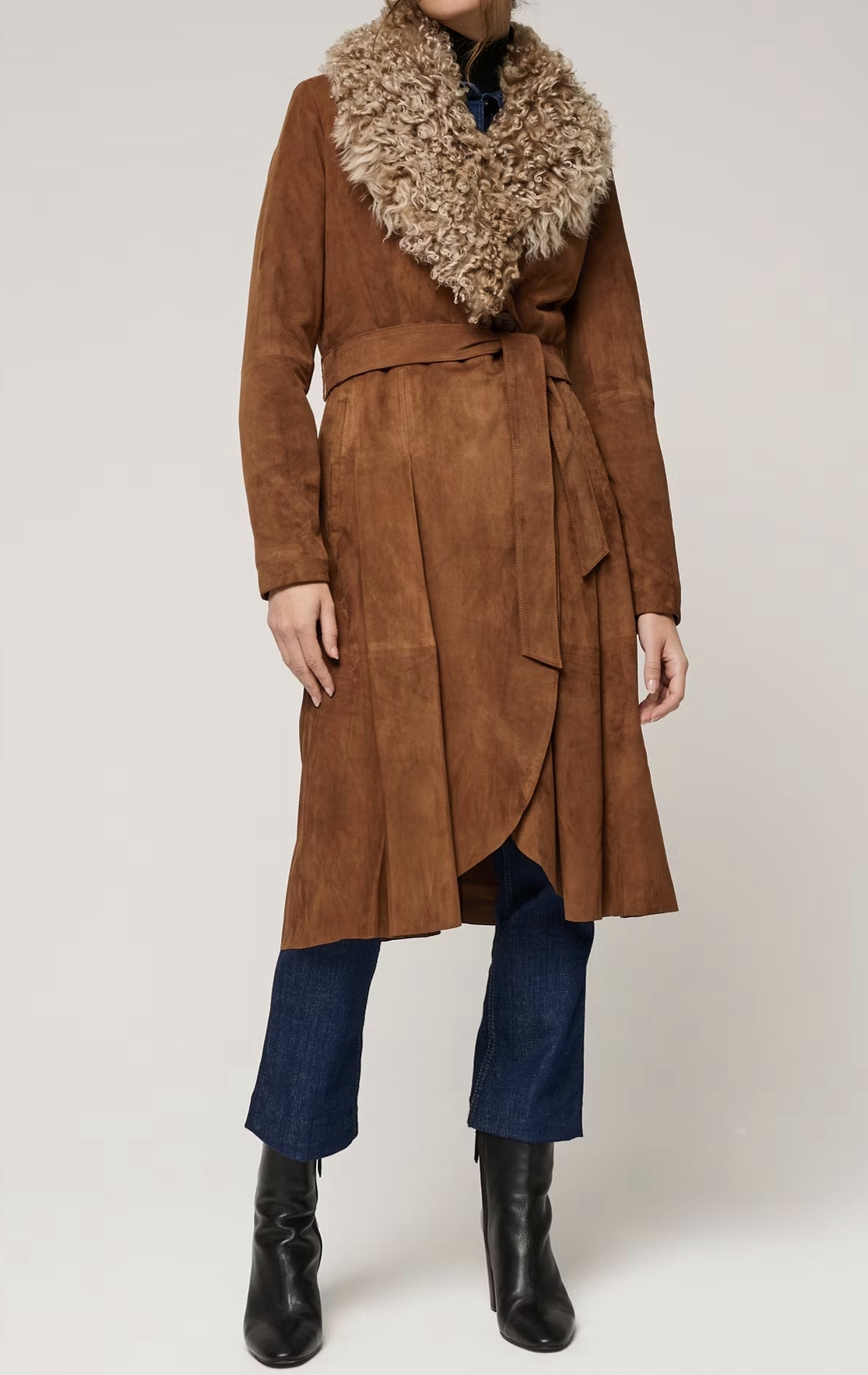 Autumn And Winter Suede Coat Jacket