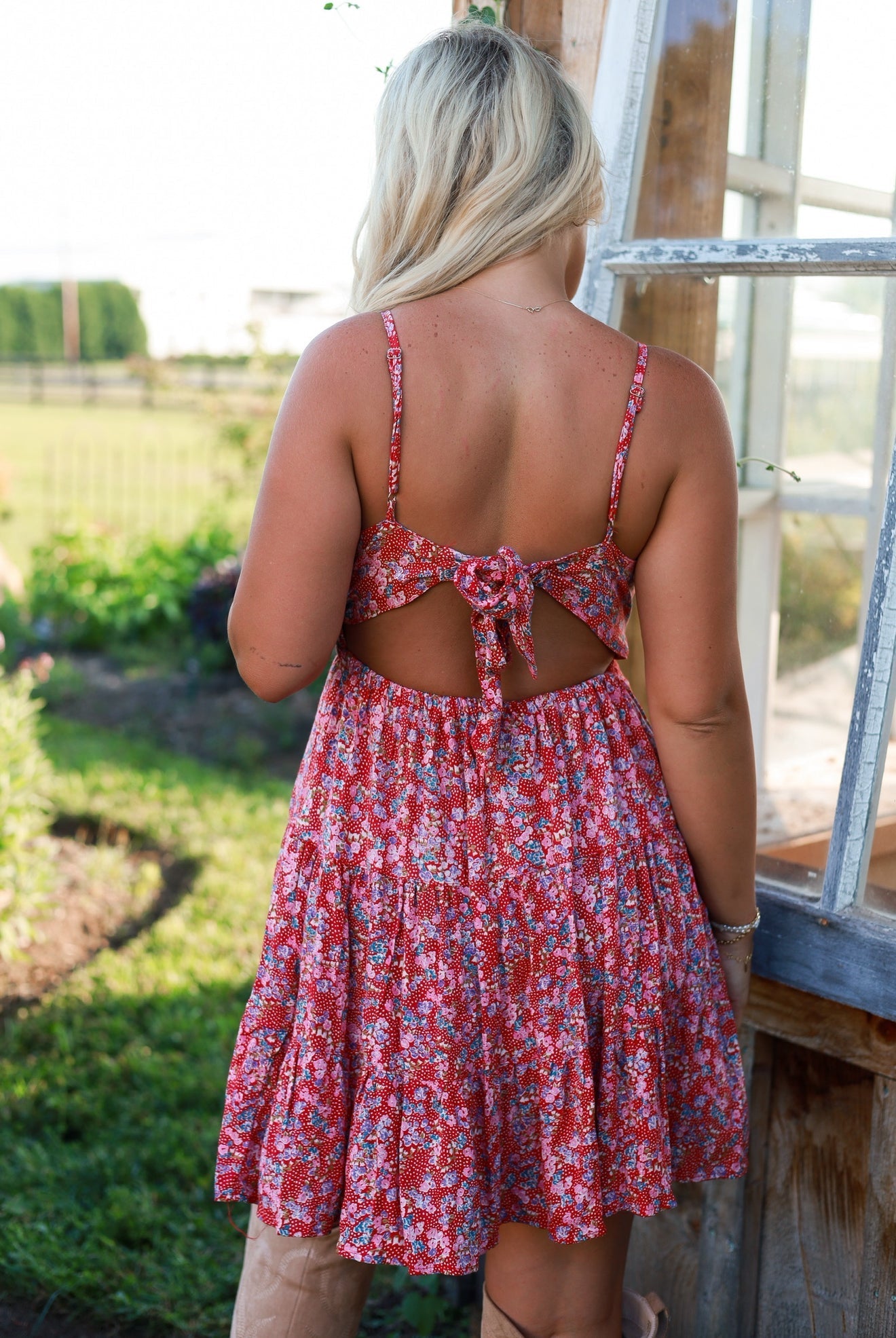 Petal Path Mini Dress