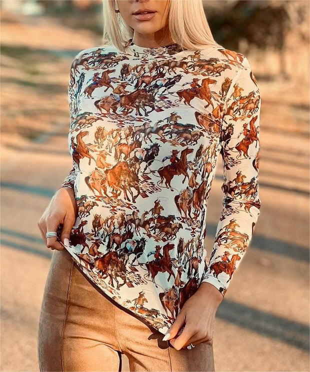 The Rodeo Roundup Tight Top