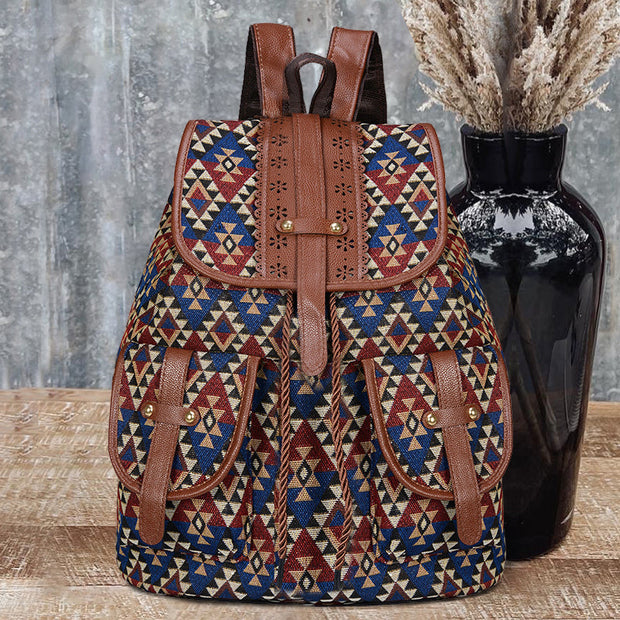 Ethnic Retro Pattern Backpack