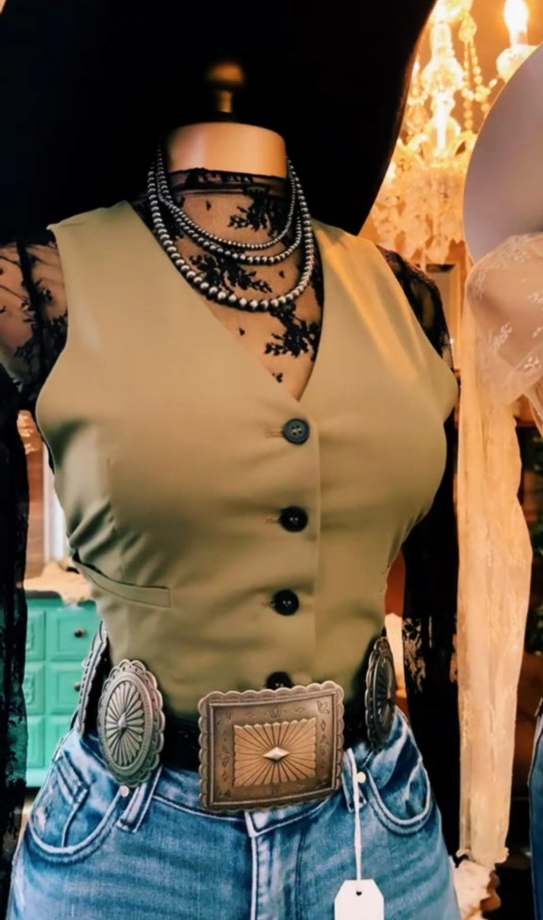 Casual V Necklace Button Vest