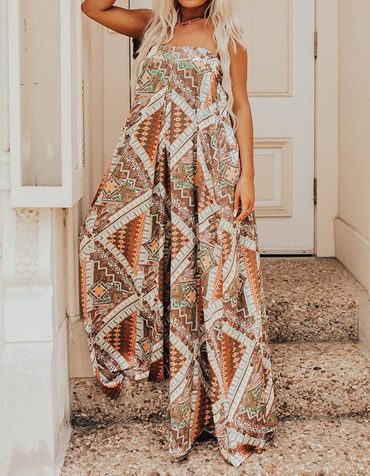 Overcome The Odds Paisley Jumpsuit