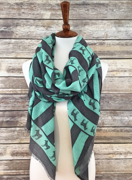 Western Horse Print Scarf