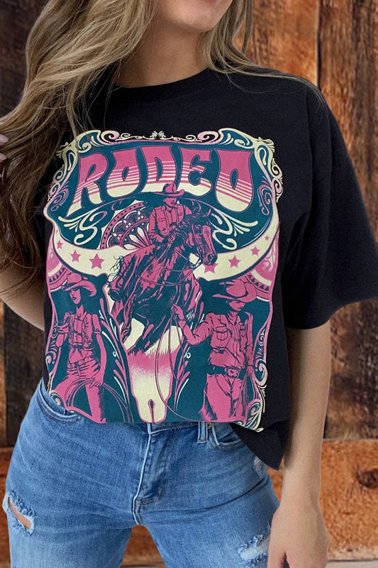 Western Graphic Print T-Shirt