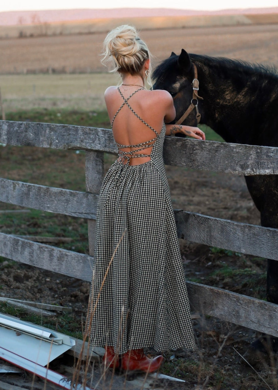 Homestead Gingham Dress