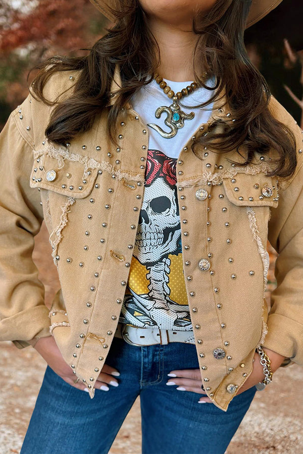 Studded Denim Jacket