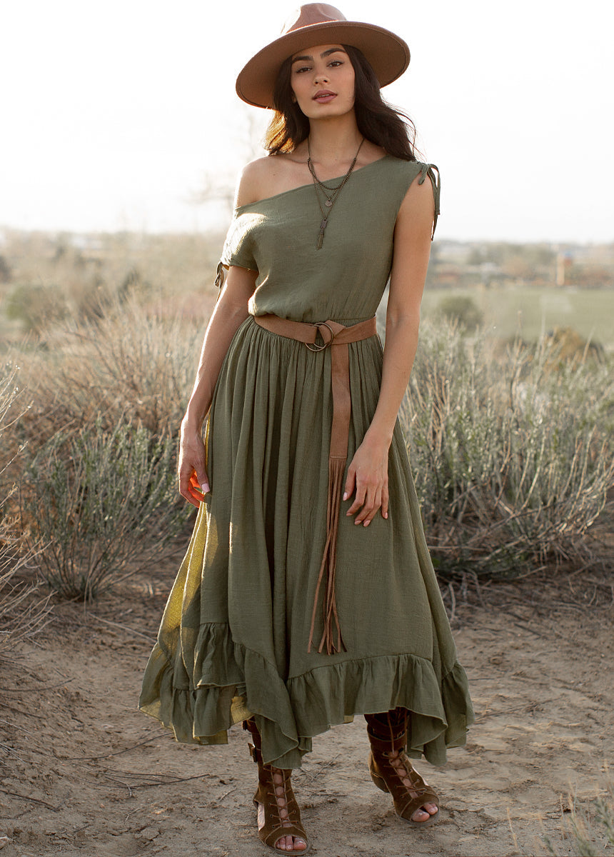 Gia Dress in Olive