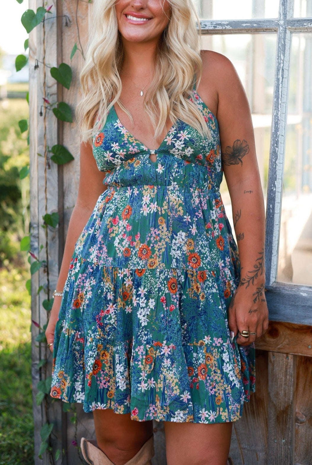 Floral Fling Mini Dress