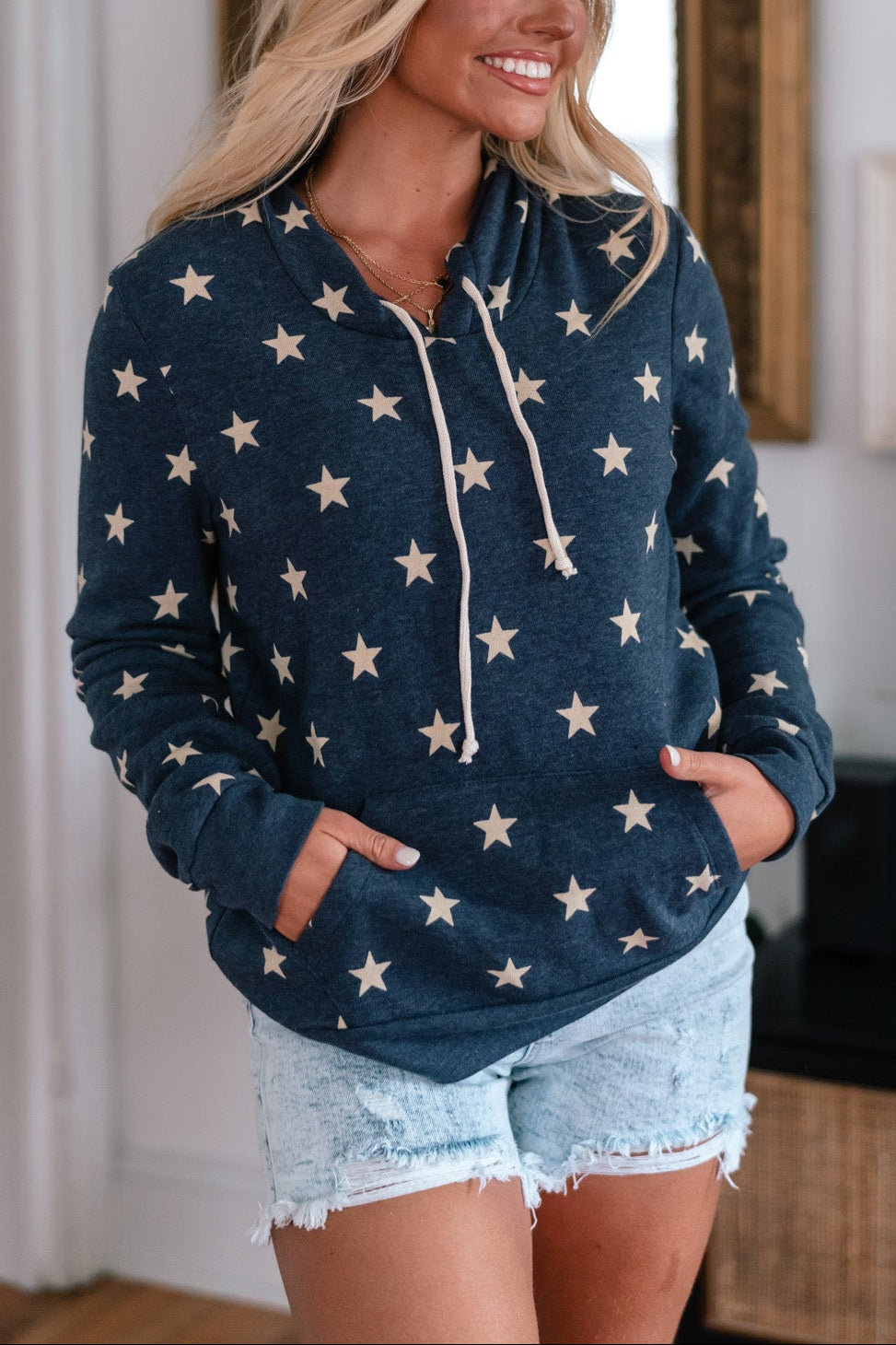 Bonfire Star Knit Hoodie