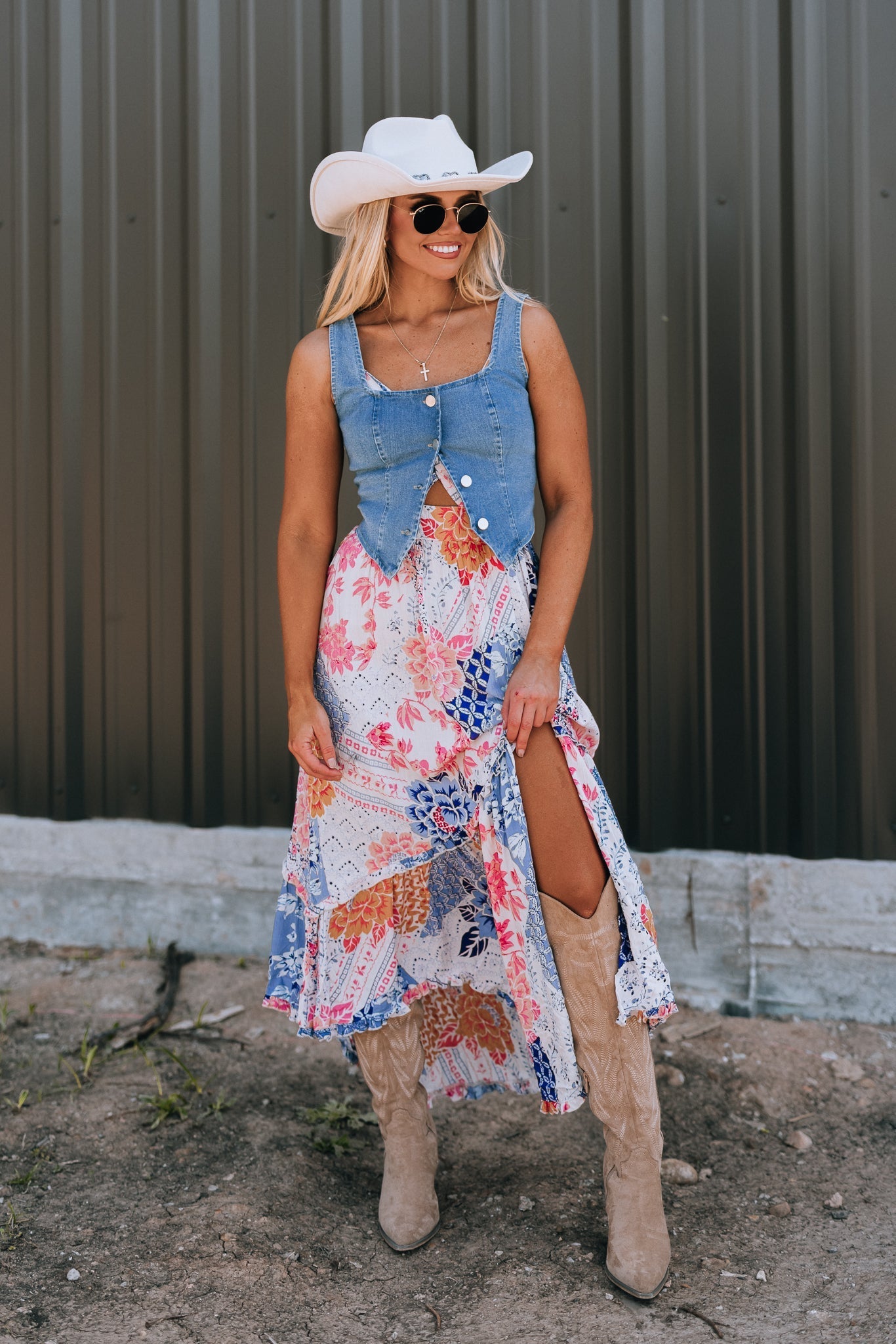 Calico Patchwork Dress