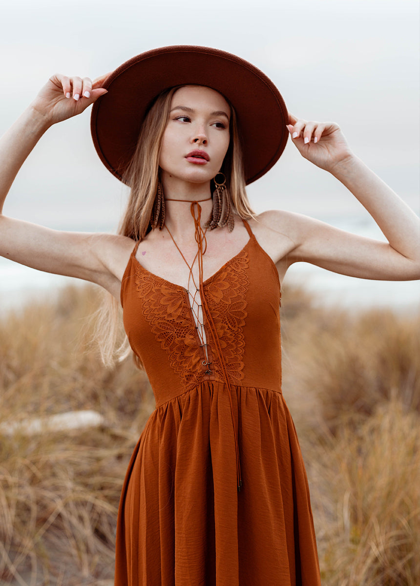 Holland Dress in Spice