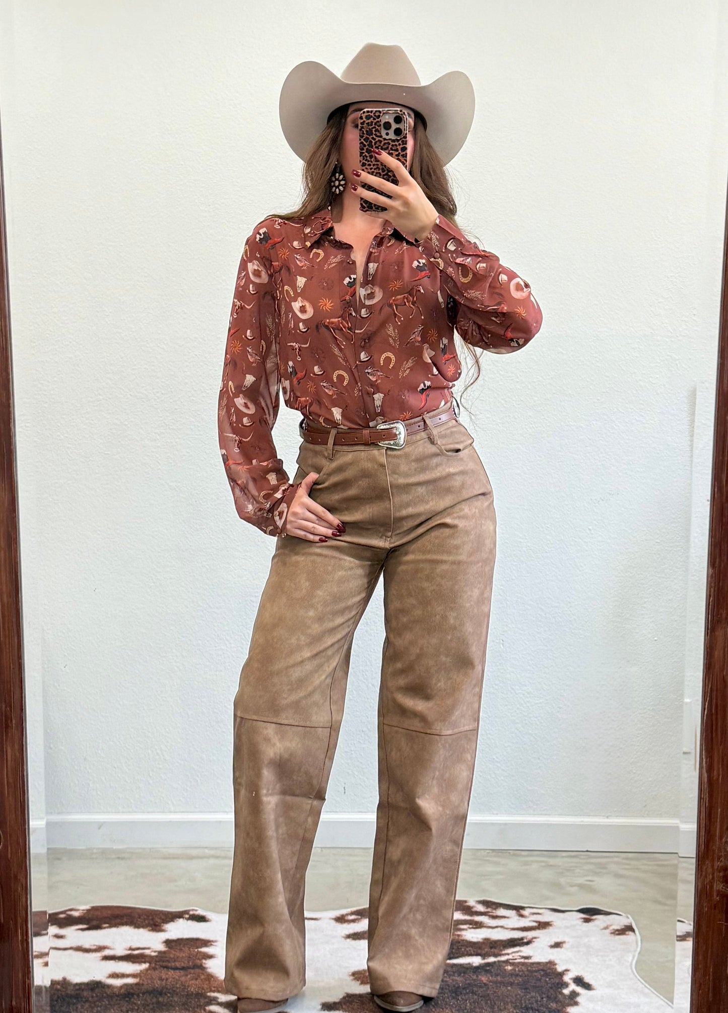 She's Country Graphic Blouse