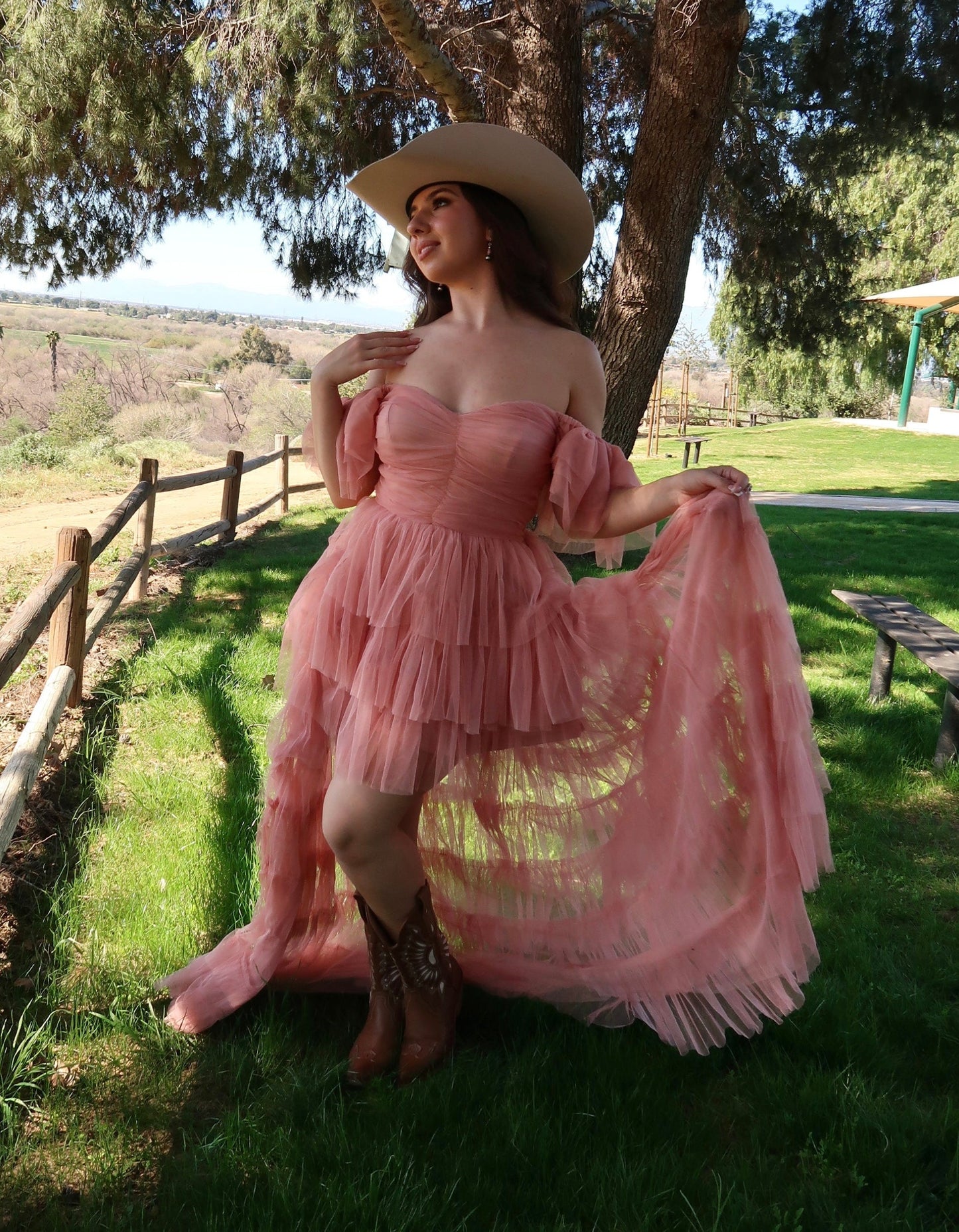 Fairytale Princess Tulle Dress (Blush)