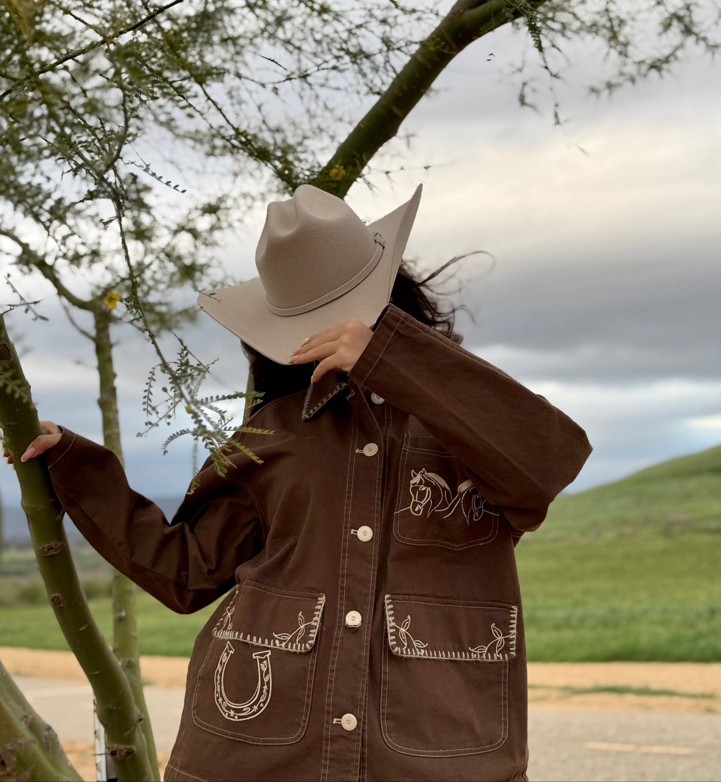 Rider Horse Embroidered Jacket