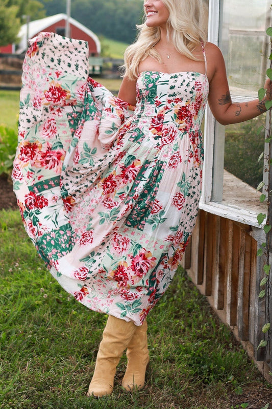 Dahlia Drop Waist Midi Dress