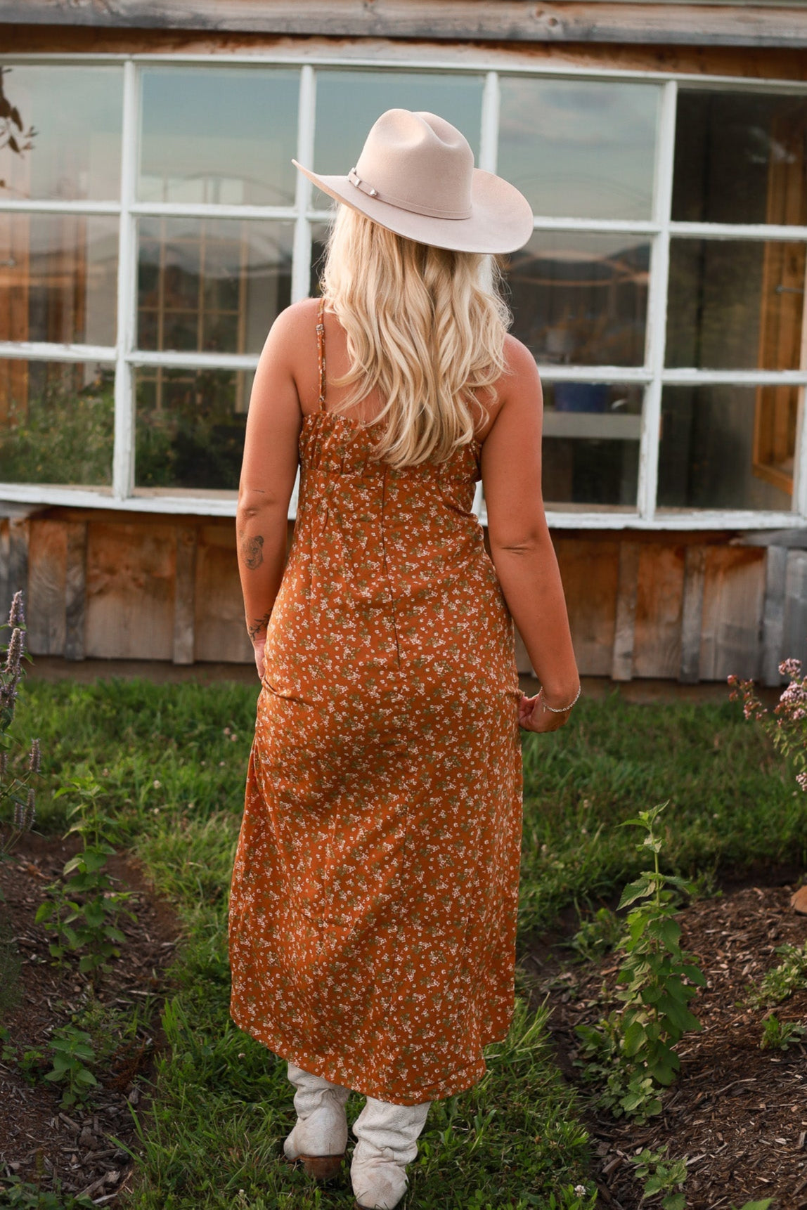 Barnflower Maxi Dress - Ginger