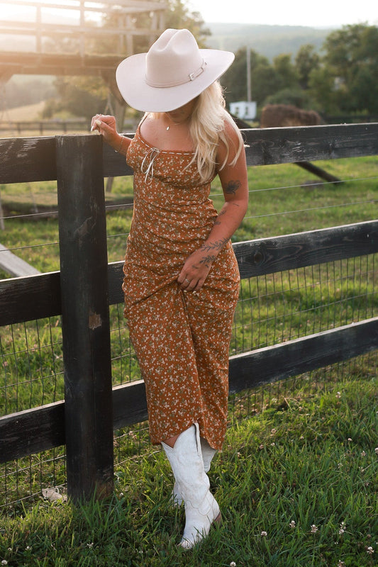 Barnflower Maxi Dress - Ginger