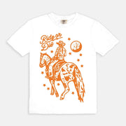 Vintage Ride or Die Cowgirl Horse T-Shirt