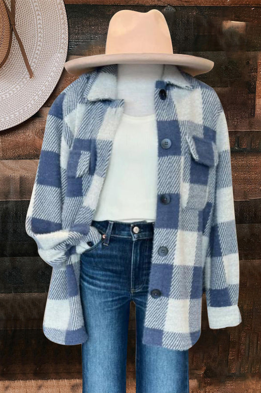 Comfortable Classic Plaid Jacket