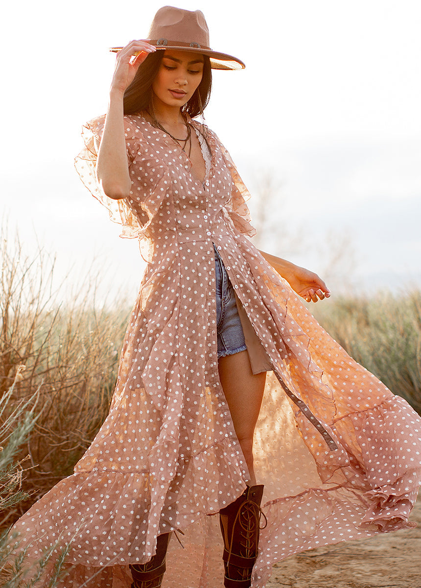 Cass Dress in Warm Sand