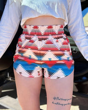 Women's Casual Aztec Print Comfort Shorts/Pajama Pants/Lounge Pants