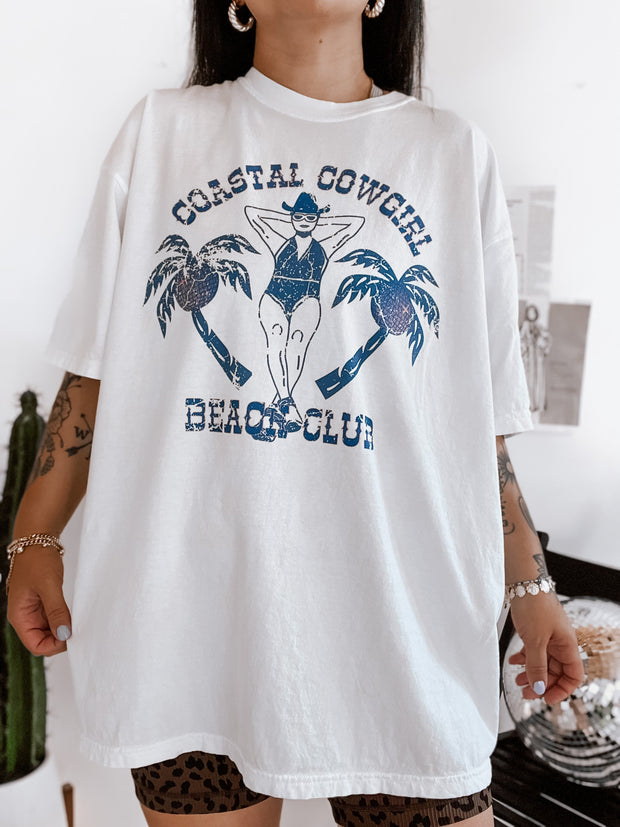 Vintage  Coastal Cowgirl Beach Club T-Shirt