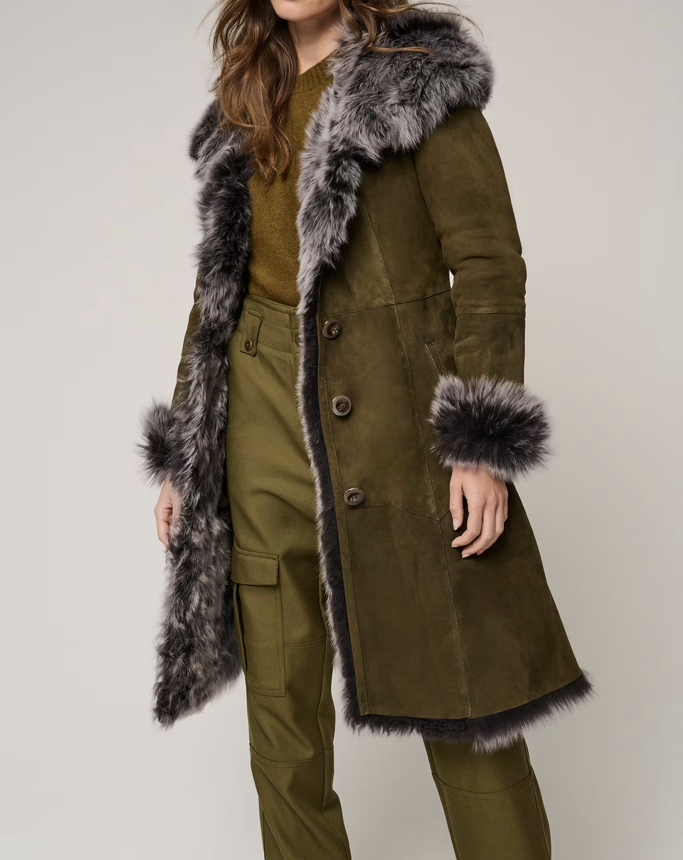 Autumn Winter Thick Fur Long Coat Jacket