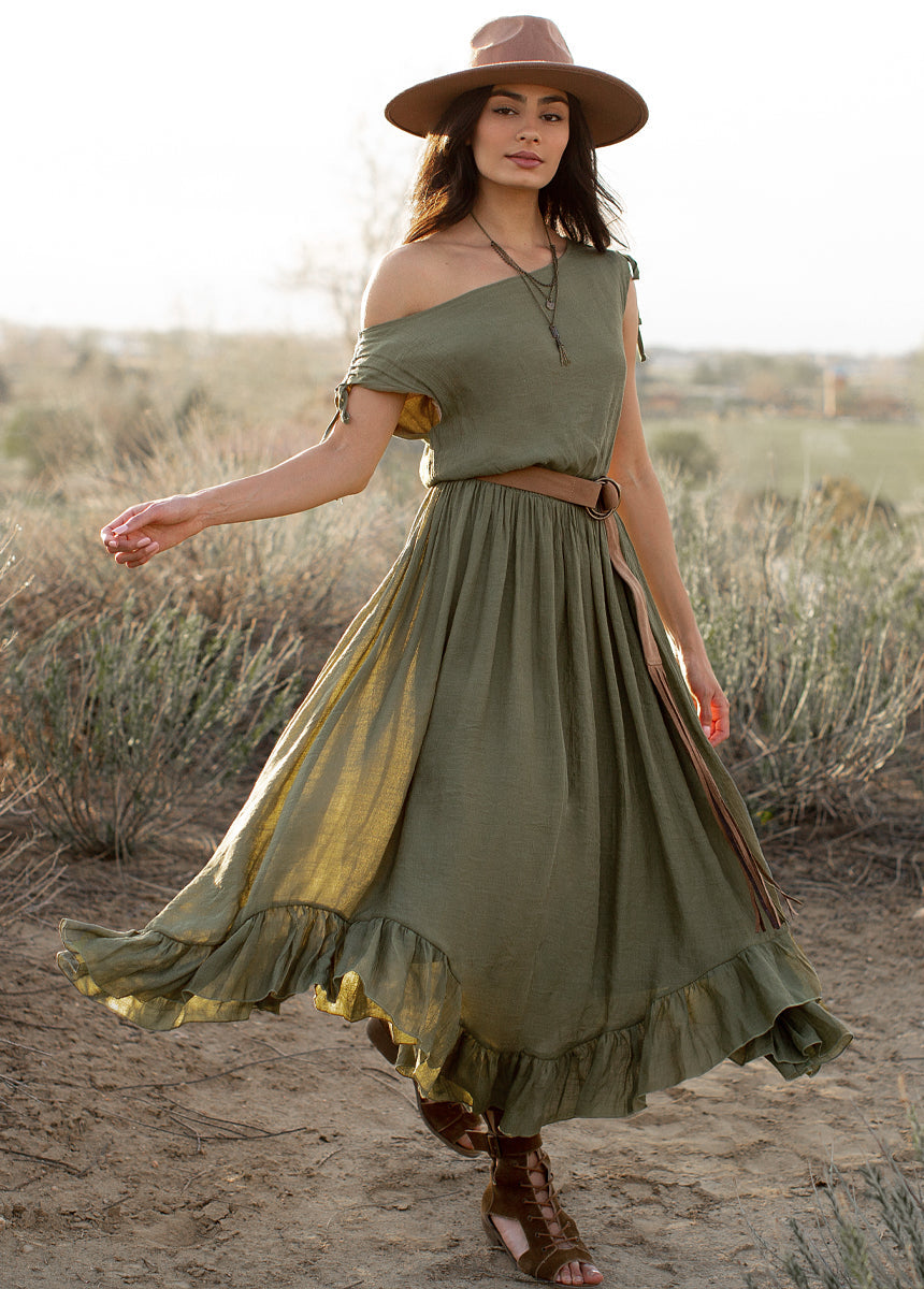 Gia Dress in Olive