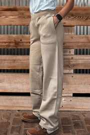 Casual Comfortable High-Waisted Wide-Leg Trousers