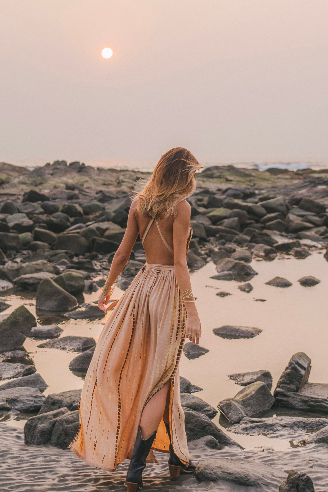 Goddess Tie Dye Dress/Bohemian Long Skirt