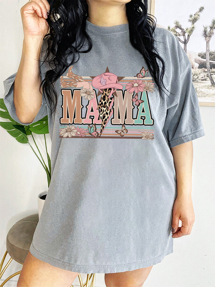 Vintage Cowboy Mama Tee