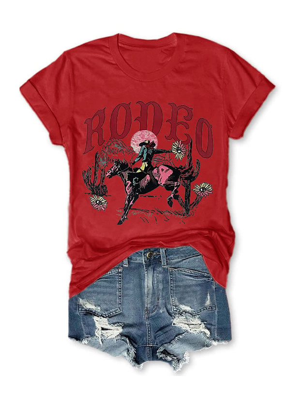 Rodeo Print T-Shirt