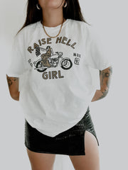 Vintage Raise Hell Girl T-Shirt