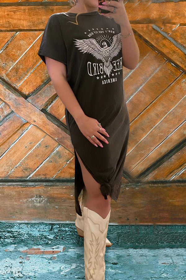 Free Bird T-Shirt Dress