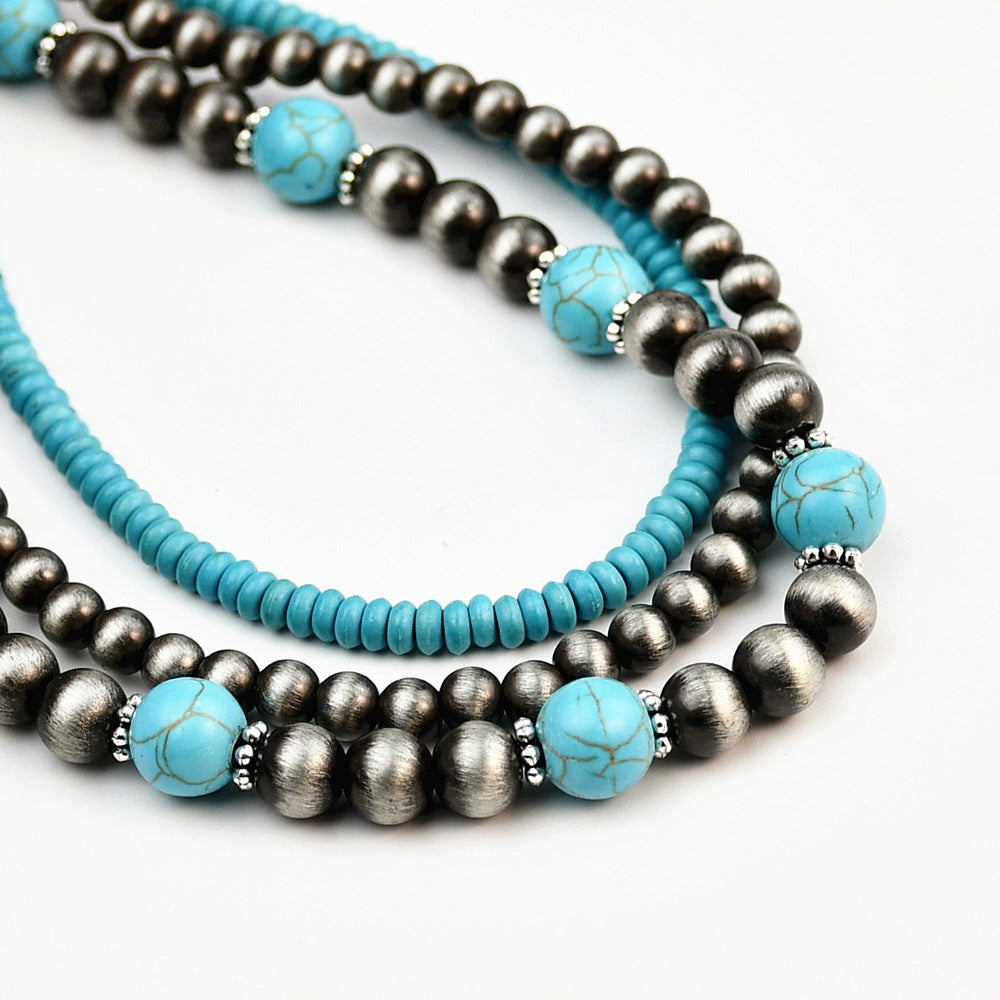 Vintage Turquoise Layered Necklace