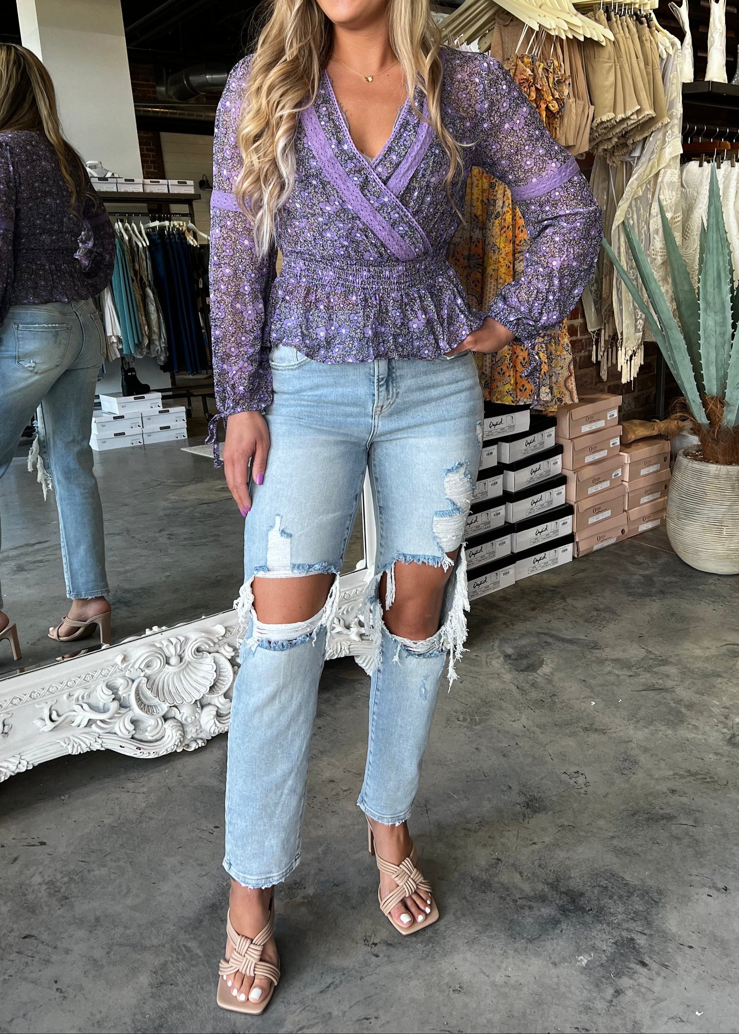 Rhiannon Floral Blouse