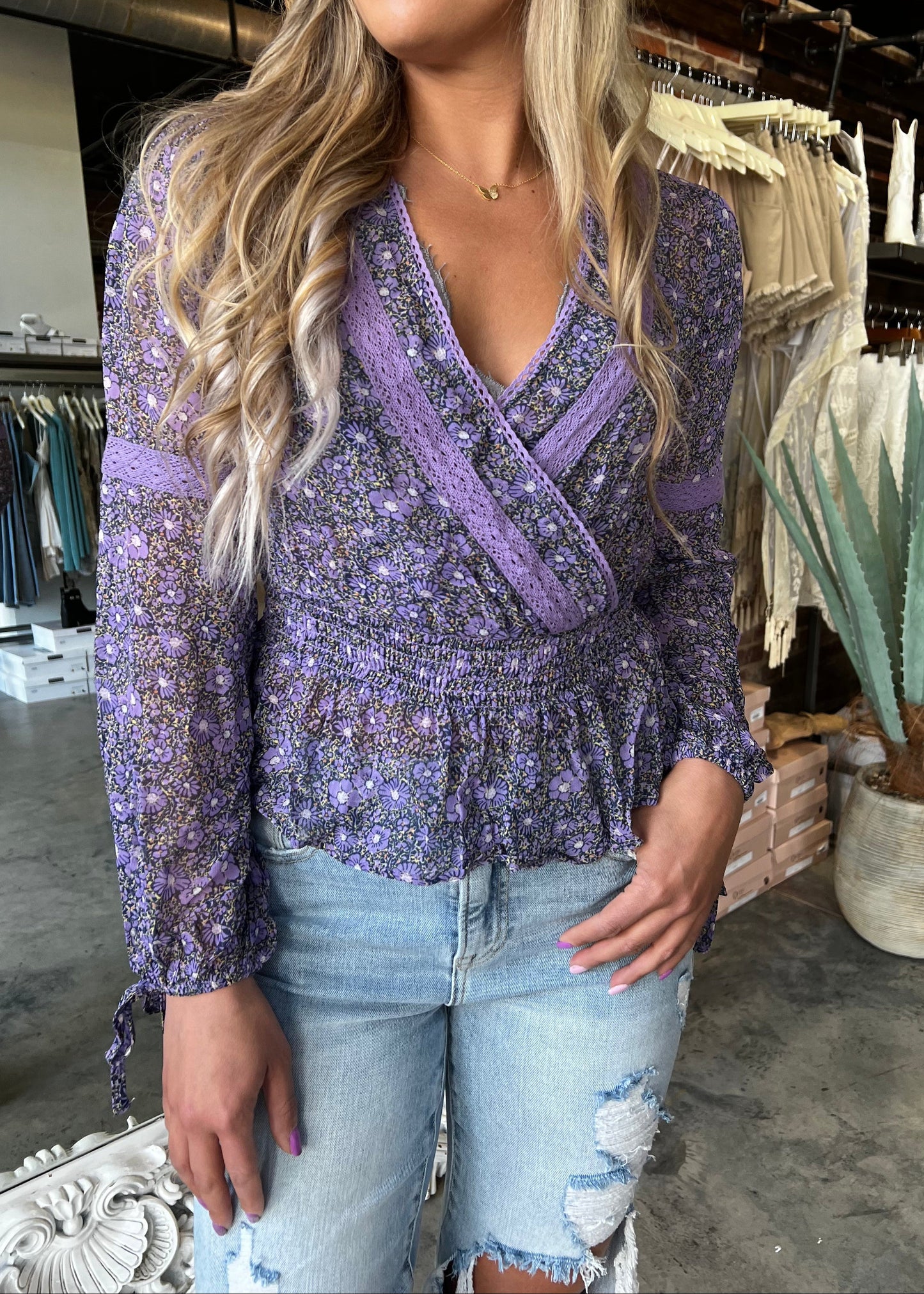 Rhiannon Floral Blouse